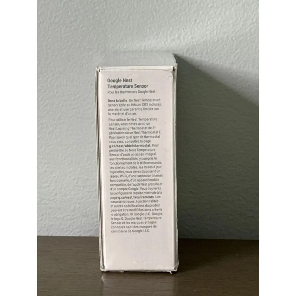 Google Nest T5000SF Temperature Sensor White New In Box